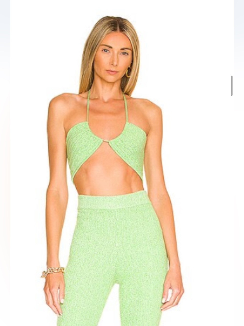 Knit bandeau top (matching set)